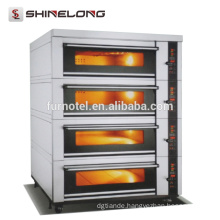 Commercial Hotel Kitchen Equipment 4-Layer 16-Tray Electric Deck Oven Price